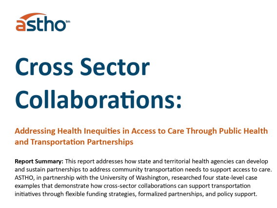 ASTHO Cross Sector Collaborations Report