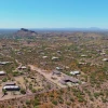 Aerial view of rural Arizona